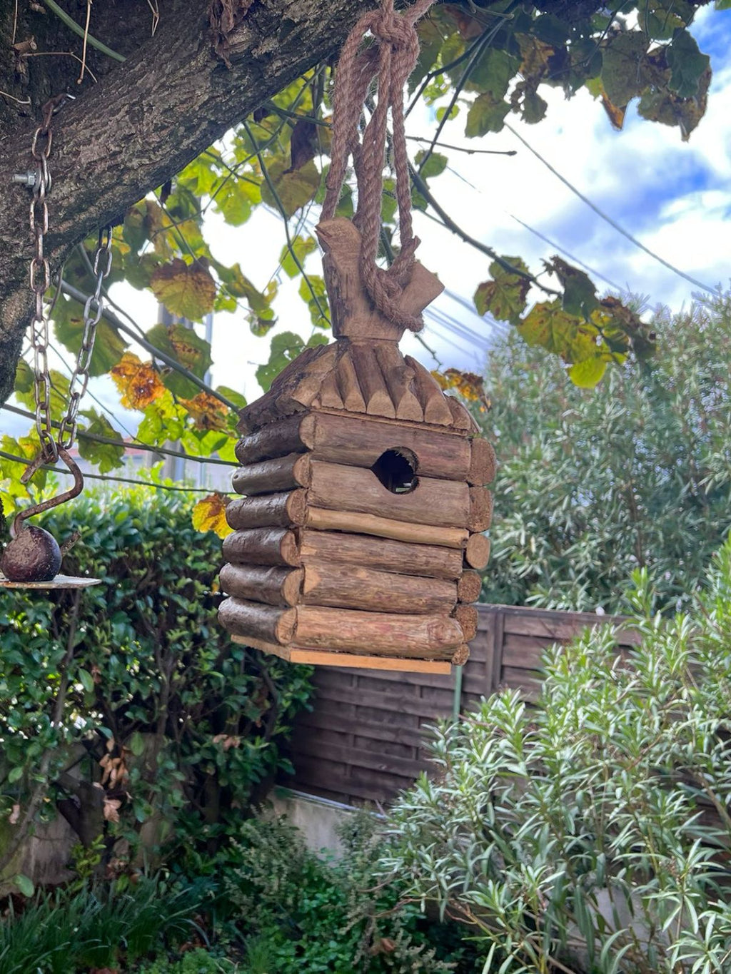 Nichoir mésanges bois flotté 🦜