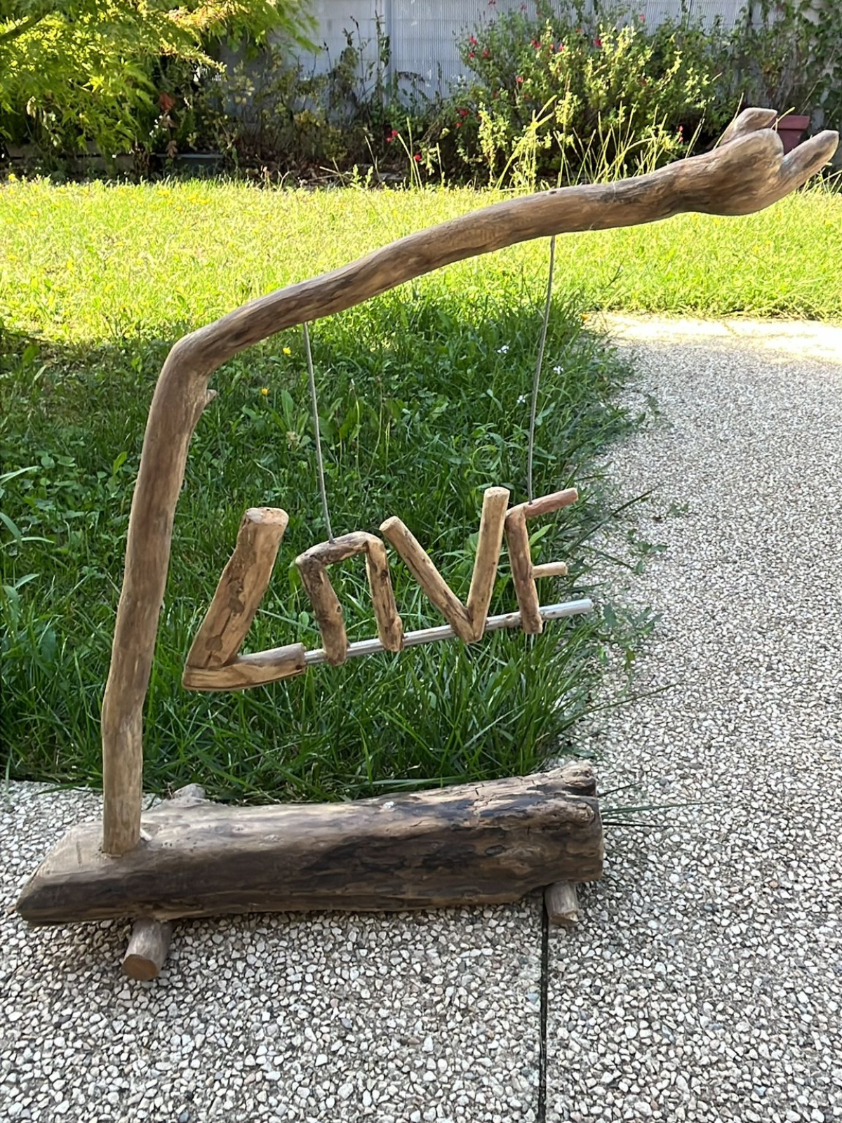 Décoration suspension LOVE 🤎