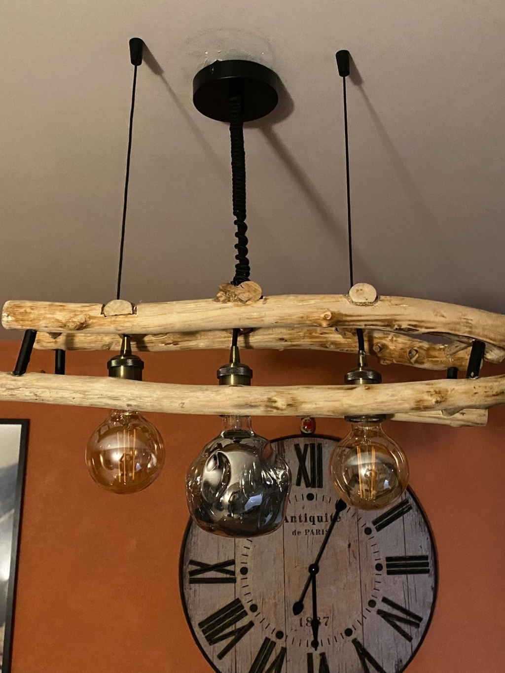 Plafonnier triple ampoules 💡