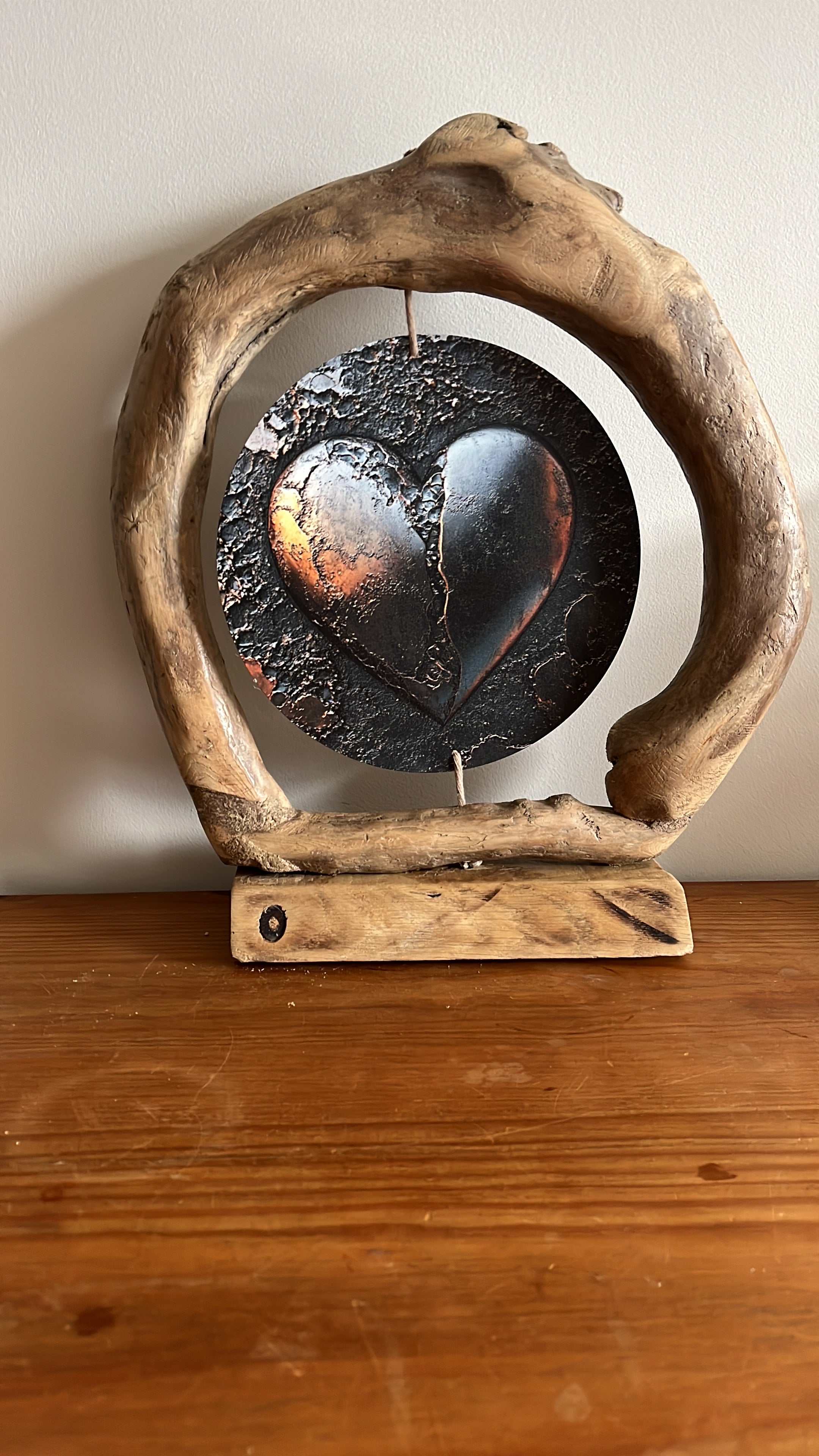 Cœur St Valentin encerclé d'Amour