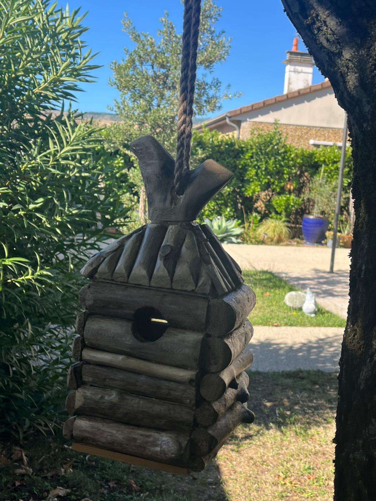 Nichoir mésanges bois flotté 🦜